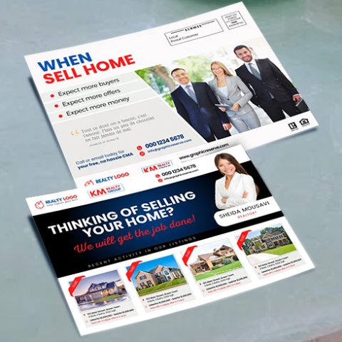 real estate direct mail post cards